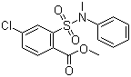 CAS 登录号：914221-64-0, 4-氯-2-(N-甲基-N-苯基胺磺酰基)苯甲酸甲酯