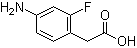 structure of CAS# 914224-31-0, 4-Amino-2-fluorobenzeneacetic acid