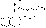 CAS 登录号：914348-87-1, 4-(3,4-二氢-2(1H)-异喹啉基)-3-(三氟甲基)苯胺