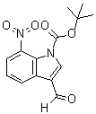 CAS 登录号：914348-97-3, 3-甲酰基-7-硝基-1H-吲哚-1-羧酸叔丁酯