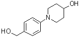 structure of CAS# 914349-20-5, 1-[4-(Hydroxymethyl)phenyl]-4-piperidinol