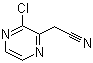 structure of CAS# 914360-88-6, 3-氯吡嗪-2-乙腈