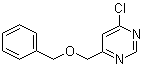 structure of CAS# 914802-11-2, 4-Chloro-6-[(phenylmethoxy)methyl]pyrimidine