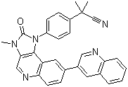 structure of CAS# 915019-65-7, NVP-BEZ 235