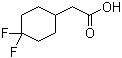 structure of CAS# 915030-40-9, 4,4-二氟-环己烷乙酸