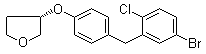 structure of CAS# 915095-89-5, (3S)-3-[4-[(5-溴-2-氯苯基)甲基]苯氧基]四氢呋喃