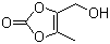 structure of CAS# 91526-18-0, 4-(羟甲基)-5-甲基-[1,3]二氧杂环戊烯-2-酮