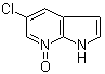 structure of CAS# 916176-51-7, 5-氯-1H-吡咯并[2,3-b]吡啶 7-氧化物