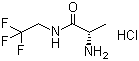 CAS 登录号：916176-69-7, (2S)-2-氨基-N-(2,2,2-三氟乙基)丙酰胺盐酸盐