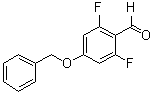 structure of CAS# 918524-93-3, 4-Benzyloxy-2,6-difluorobenzaldehyde