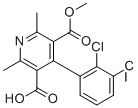 CAS # 91854-02-3, Clevidipine Impurity 2, 4-(2,3-Dichlorophenyl)-5-(methoxycarbonyl)-2,6-dimethylnicotinic acid