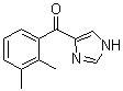 structure of CAS# 91874-85-0, (2,3-二甲基苯基)-1H-咪唑-4-基甲酮