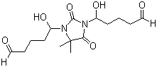 CAS 登录号：91894-93-8, N,N-双(1-羟基戊醛基)-5,5-二甲基海因