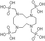 structure of CAS# 91987-74-5, 1,4,7,10-Tetraazacyclododecane-1,4,7,10-tetrakis(methylphosphonic acid)