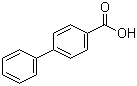CAS # 92-92-2, 4-Biphenylcarboxylic acid, Biphenyl-4-carboxylic acid, 4-Phenylbenzoic acid