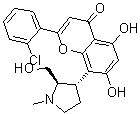 CAS # 920113-02-6, Riviciclib, 2-(2-Chlorophenyl)-5,7-dihydroxy-8-[(2R,3S)-2-(hydroxymethyl)-1-methyl-3-pyrrolidinyl]-4H-1-benzopyran-4-one