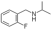 structure of CAS# 921074-63-7, 2-Fluoro-N-(1-methylethyl)benzenemethanamine