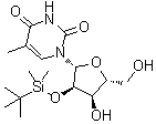 structure of CAS# 922508-26-7, 2'-O-[(叔丁基)二甲基硅烷基]-5-甲基尿苷