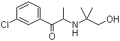 CAS # 92264-81-8, Hydroxybupropione, 1-(3-Chlorophenyl)-2-[(1-hydroxy-2-methylpropan-2-yl)amino]propan-1-one