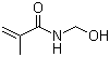structure of CAS# 923-02-4, N-(Hydroxymethyl)methacrylamide