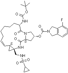 CAS 登录号：924302-43-2, 丹诺普韦