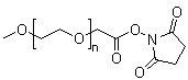 structure of CAS# 92451-01-9, O-[(N-琥珀酰亚胺基氧羰基)甲基]-O'-甲基聚乙二醇