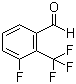structure of CAS# 924817-93-6, 3-Fluoro-2-trifluoromethylbenzaldehyde