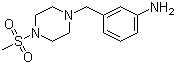 CAS # 925920-75-8, 3-[[4-(Methylsulfonyl)-1-piperazinyl]methyl]benzenamine