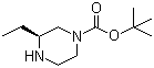 structure of CAS# 928025-56-3, (S)-3-乙基哌嗪-1-羧酸叔丁酯