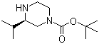 structure of CAS# 928025-63-2, (R)-1-Boc-3-isopropylpiperazine