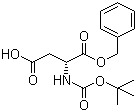 structure of CAS# 92828-64-3, Boc-D-aspartic acid 1-benzyl ester