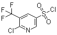 structure of CAS# 928324-59-8, 6-氯-5-(三氟甲基)吡啶-3-磺酰氯