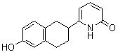 CAS # 92850-90-3, 6-(1,2,3,4-Tetrahydro-6-hydroxy-2-naphthyl)-2(1H)-pyridone, NSC 41341