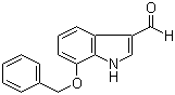 structure of CAS# 92855-65-7, 7-Benzyloxyindole-3-carbaldehyde