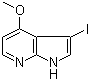 CAS 登录号：928653-75-2, 3-碘-4-甲氧基-1H-吡咯并[2,3-b]吡啶