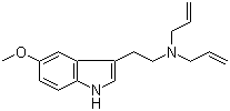 structure of CAS# 928822-98-4, N,N-二烯丙基-5-甲氧基色胺