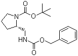 CAS # 929048-08-8, (S)-(N-Boc-Pyrrolidin-2-yl)-N-Cbz-methanamine, (S)-2-[[(Benzyloxycarbonyl)amino]methyl]pyrrolidine-1-carboxylic acid tert-butyl ester