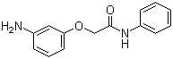 CAS # 92906-39-3, 2-(3-Aminophenoxy)-N-phenylacetamide, 2-(m-Aminophenoxy)acetanilide