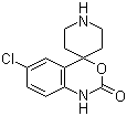structure of CAS# 92926-63-1, 6-Chlorospiro[4H-3,1-benzoxazine-4,4'-piperidin]-2(1H)-one