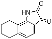 structure of CAS# 92952-46-0, 6,7,8,9-Tetrahydro-1H-benzo[g]indole-2,3-dione