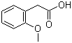 structure of CAS# 93-25-4, 2-Methoxyphenylacetic acid