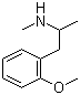 CAS # 93-30-1, 2-Methoxymethamphetamine, Methoxiphenadrin, Methoxyphenadrine, Methoxyphenamin, Methoxyphenamine, Orthoxine, Ortodrinex, Ortoxine, 1-(2-Methoxyphenyl)-2-methylaminopropane, 2-Methoxy-N-methylamphetamine