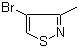 structure of CAS# 930-42-7, 3-甲基-4-溴异噻唑