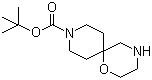 structure of CAS# 930785-40-3, tert-Butyl 1-oxa-4,9-diazaspiro[5.5]undecane-9-carboxylate