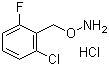 structure of CAS# 93081-15-3, O-[(2-Chloro-6-fluorophenyl)methyl]hydroxylamine hydrochloride