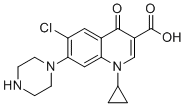 structure of CAS# 93106-58-2, 6-氯-6-脱氟环丙沙星
