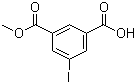 structure of CAS# 93116-99-5, 5-碘间苯二甲酸单甲酯