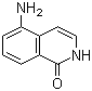structure of CAS# 93117-08-9, 5-Amino-1(2H)-isoquinolinone