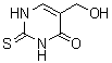 structure of CAS# 93185-31-0, 2,3-Dihydro-5-(hydroxymethyl)-2-thioxo-4(1H)-pyrimidinone