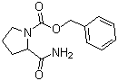 structure of CAS# 93188-01-3, 2-Carbamoylpyrrolidine-1-carboxylic acid benzyl ester
